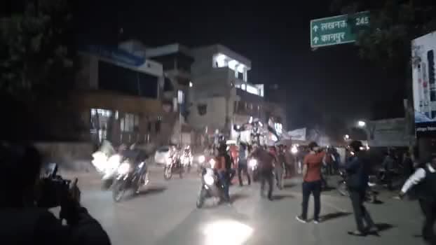 Etawah people #candle March #pulwamaattack #crpf
