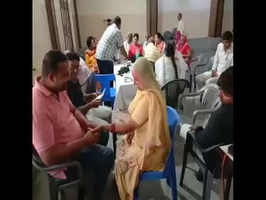 #टाउन स्थित एस एस जैन भवन में निशुल्क चिकित्सा कैंप चौथे दिन भी रहा जारी