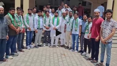 अमरोहा: अमरोहा के डीएम से मिले AIMIM के जिलाध्यक्ष साजिद अली चौधरी, बकरीद को लेकर उठाई सुविधाओं की मांग