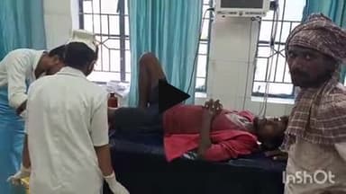 भभुआ: केवा गांव के पास बाइक की टक्कर से रोड पार कर रहा युवक घायल, इलाज जारी