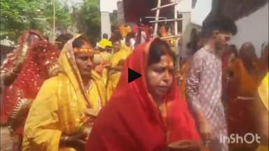 पीरो: धर्मपुरा में रुद्रकाली प्राण प्रतिष्ठा महायज्ञ को लेकर निकाली गई जलभरी यात्रा