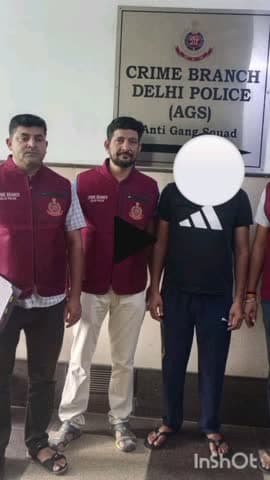 पार्लियामेंट स्ट्रीट: एजीएस क्राइम ब्रांच टीम ने मेवाती गैंग के एक सक्रिय सदस्य को किया गिरफ्तार