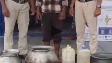 कोटा: बेलगहना पुलिस ने ग्राम तुलूप में 15 लीटर अवैध महुआ शराब के साथ 1 आरोपी को किया गिरफ्तार