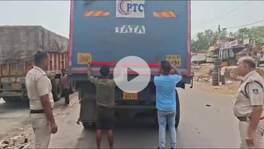 सिंगरौली: सड़क दुर्घटनाओं को रोकने के लिए मोरवा पुलिस गाड़ियों पर लगवा रही है रेडियम पट्टी