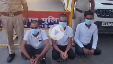नोएडा पुलिस का बैरियर रस्सी से बांधकर स्कॉर्पियो से घसीटने वाले निशांत पंडित,सौरभ व आर्यकेत पकड़े गए, स्कॉर्पियो सीज