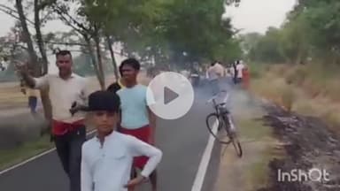 चरपोखरी: हरपुर मोड़ के समीप दो बाइकों की भिड़ंत में चार लोग गंभीर रूप से जख्मी