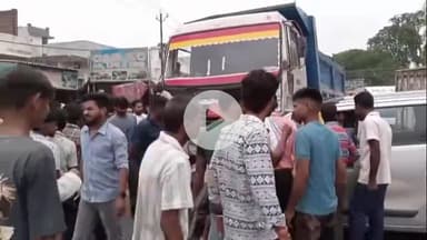 हसनपुर: हसनपुर बिजली घर के पास बजरी से लदे डंपर ने पिकअप में मारी टक्कर, पिकअप सवार घायल, हालत गंभीर