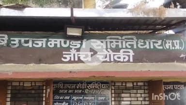 धार: धार कृषि उपज मंडी में प्रतिदिन उपज की आवक में लगातार वृद्धि जारी है