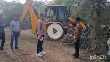 करेड़ा: संजाडी का बाडिया राजकीय प्राथमिक विद्यालय की भूमि पर प्रशासन ने चलाया पीला पंजा, विद्यालय भूमि को कराया अतिक्रमण मुक्त