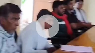 खालवा: खार कला में आगमिति त्यौहार को लेकर शांति समिति की बैठक आयोजित की गई