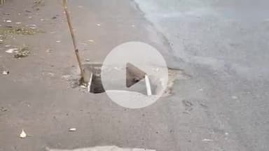 પાલિકા તંત્રની ઘોર બેદરકારી, શહેરના દિલ્હીગેટ વિસ્તારમાં 15 ફૂટ ઊંડી ગટરનું ઢાંકણું ખુલ્લી મળી આવ્યું #jansamsya