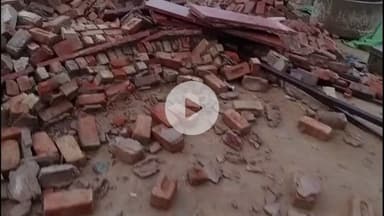 सीकरी: सीकरी के हिंगोटा में तेज अंधी बरसात के चलते एक मकान गिरा, एक महिला गंभीर रूप से हुई घायल