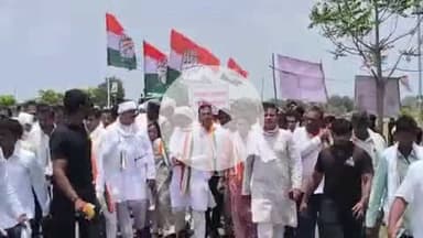यवतमाळ: दाभडी येथे काढलेल्या शेतकरी सन्मान पदयात्रेत जिल्ह्यातील शेतकरी व नागरिक मोठ्या संख्येने सहभागी