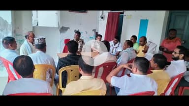 नबीनगर: नवीनगर थाना परिसर में बकरीद पर्व को लेकर शांति समिति की बैठक आयोजित की गई