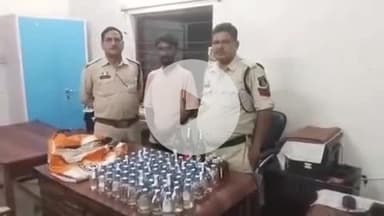 कोटा: रतनपुर पुलिस ने ग्राम मेलनाडीह के सोनू ढाबा संचालक को 80 पाव अवैध देसी प्लेन और 9 बोतल अन्य शराब के साथ किया गिरफ्तार