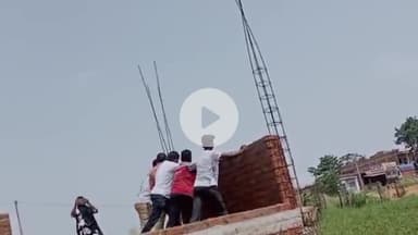 किस्को: दबंगई: निर्माणाधीन अबुआ आवास की दीवार गिराने का आरोप, थाने में 8 लोगों के खिलाफ शिकायत