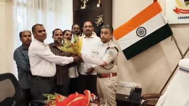 लोहरदगा: झारखंड राज्य दफादार चौकीदार पंचायत जिला शाखा के प्रतिनिधिमंडल ने नव पदस्थापित एसपी से की मुलाकात