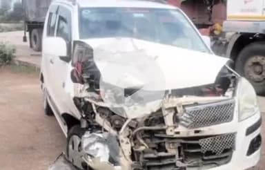 मांगरौल: किशनपुरा मोड़ पर डंपर और कार की भिड़ंत में कार सवार बाल-बाल बचे, कार हुई क्षतिग्रस्त