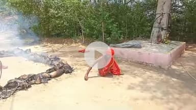 रीवा: गीजागिर काली माता मंदिर में अच्चूतानंद महाराज का पंच अग्नि तप, लोक कल्याण के लिए प्रार्थना