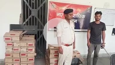 दुर्गावती: महमूदगंज बाजार के पास NH-19 पर डस्टर कार से 340 लीटर अंग्रेजी शराब के साथ एक धंधेबाज को गिरफ्तार कर भेजा गया जेल