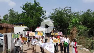 दमोह: मलेरिया निरोधक माह जून 2025 का शुभारंभ, सीएमएचओ ने हरी झंडी दिखाकर रथ रवाना किया