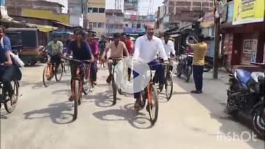 सरमेरा: गोविंदपुर प्रखंड कार्यालय से प्रखंड विकास पदाधिकारी की देखरेख में साइकिल रैली निकाली गई, जागरूकता अभियान चलाया गया