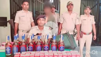 आलमनगर: आलमनगर थाना पुलिस ने एक तस्कर को विदेशी शराब के साथ किया गिरफ्तार