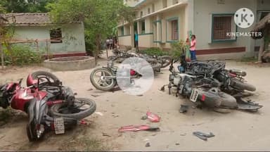 पटेढ़ी बेलसर: बेलसर थाना क्षेत्र के मिश्रौलिया अफजलपुर गांव में दो समुदायों के बीच झड़प