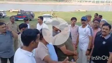 औरैया: शहर के देवकली चौकी के समीप यमुना नदी पर गंगा दशहरा को लेकर डीएम और एसपी ने किया निरीक्षण, दिए दिशा निर्देश