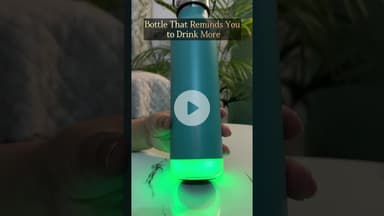 #AD Aquaminder Drinkware 💙 #shortvideo #trending #collab #bottle #smartbottle #waterbottle #viral