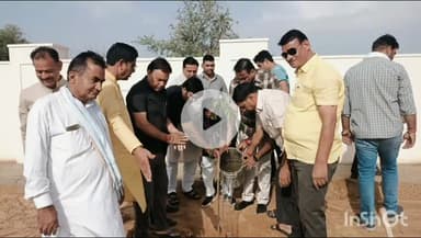 चूरू: विश्व पर्यावरण दिवस के अवसर पर भारतीय जनता पार्टी के नवनिर्मित कार्यालय में विधायक और कार्यकर्ताओं ने वृक्षारोपण किया