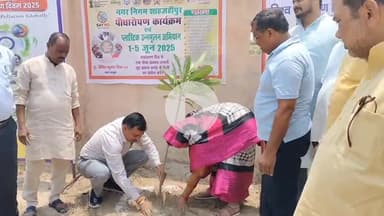 शाहजहांपुर: विश्व पर्यावरण दिवस पर न्यू सिटी ककरा स्थित अतिथि गृह में नगर आयुक्त बिपिन कुमार मिश्र ने पार्षदों के साथ पौधारोपण किया