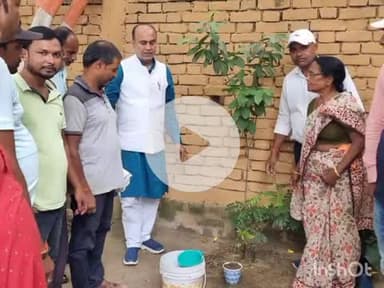 फारबिसगंज: विश्व पर्यावरण दिवस के अवसर पर फारबिसगंज विधायक के जनसंपर्क कार्यालय में किया गया वृक्षारोपण