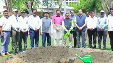अमरावती: जागातिक पर्यावरण दिनानिमित्त संत गाडगे बाबा अमरावती विद्यापीठात वृक्षारोपण,कुलगुरूंच्या हस्ते शुभारंभ