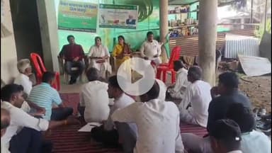 शाजापुर: शाजापुर जिले की विभिन्न ग्राम पंचायतों में किसान संगोष्ठी का आयोजन