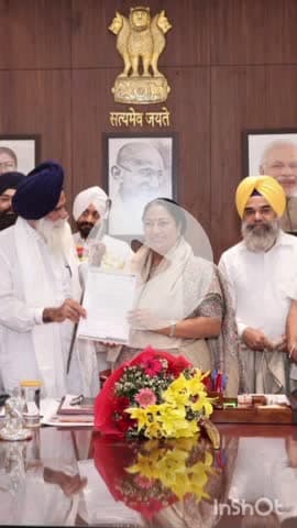 पार्लियामेंट स्ट्रीट: हरियाणा से गुरुद्वारा कमेटी के प्रधान व अन्य सदस्यों ने दिल्ली की मुख्यमंत्री रेखा गुप्ता से की मुलाकात