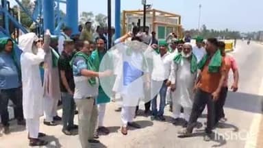 जानसठ: मीरापुर क्षेत्र के मुझेड़ा टोल प्लाजा को भारतीय किसान यूनियन ने कराया टोल फ्री, आसपास के लोगों की नाराजगी थी