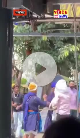 चंडीगढ़ में अतिक्रमण हटाने आई निगम टीम पर हमला #Chandigarh #viral #Public @voicenewsplus