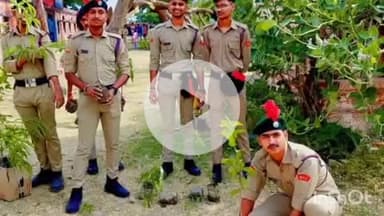 बलरामपुर: विश्व पर्यावरण दिवस पर एमएलके कॉलेज के 51 यूपी एनसीसी बटालियन के कैडेटों ने किया वृक्षारोपण