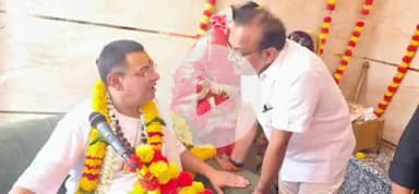 बाबई: माखन नगर विधायक मीनाक्षी चौक स्थित इच्छा पूर्ति मंदिर भगवती देवी जी के पुनः स्थापना महोत्सव में शामिल हुईं