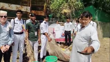 शाजापुर: चिल्लर नदी के किनारे रासेयो का प्लास्टिक मुक्त जागरूकता अभियान शुरू