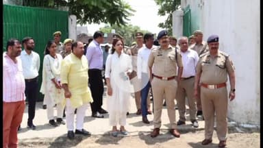 बड़ौत: डीएम-एसपी ने बकरीद पर्व को शांतिपूर्ण संपन्न कराने के लिए बड़ौत क्षेत्र में ईदगाह एवं नमाज स्थल का किया निरीक्षण