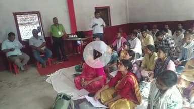 पोरसा: शासकीय कन्या माध्यमिक विद्यालय पोरसा में आयोजित दो दिवसीय प्रशिक्षण कार्यक्रम का BEO ने किया निरीक्षण