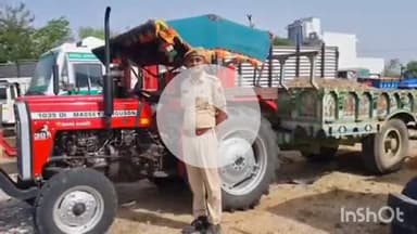 पीसांगन: पीसांगन थाना पुलिस ने अवैध बजरी से भरी ट्रैक्टर-ट्रॉली को किया ज़ब्त, चालक फरार