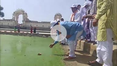 चूरू: वंदे गंगा-जल संरक्षण जन अभियान को लेकर सेठाणी जोहड़ में कार्यक्रम, सामाजिक न्याय व अधिकारिता मंत्री ने की शिरकत