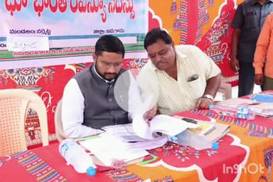 బచ్చన్నపేట: నర్మెట్ట, బచ్చన్నపేట మండలాల్లో భూ భారతి సదస్సులో పాల్గొన్న జిల్లా కలెక్టర్ రిజ్వాన్‌ బాషా షేక్‌