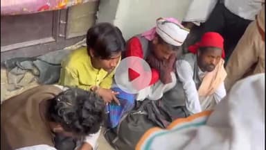 धनौरा: भिखारी बनकर चार लोग गांव शहबाजपुर डोर में पहुंचे, महिला से ठगी की कोशिश, लोगों ने पकड़कर की धुनाई