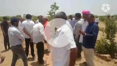 जालौर: जालौर में शुक्रवार को दोपहर 3:00 बजे के करीब मुख्य सचेतक ने सात्थु ग्राम में वाटिका का अवलोकन किया