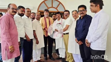 जगदलपुर: राजधानी में विधायक किरण देव सहित जगदलपुर के भाजपा नेताओं ने नागरिक आपूर्ति निगम के अध्यक्ष से की मुलाकात