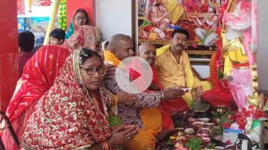 पूसा: पूसा रोड बाजार स्थित मंदिर में हनुमान जी की प्राण प्रतिष्ठा का आयोजन हुआ